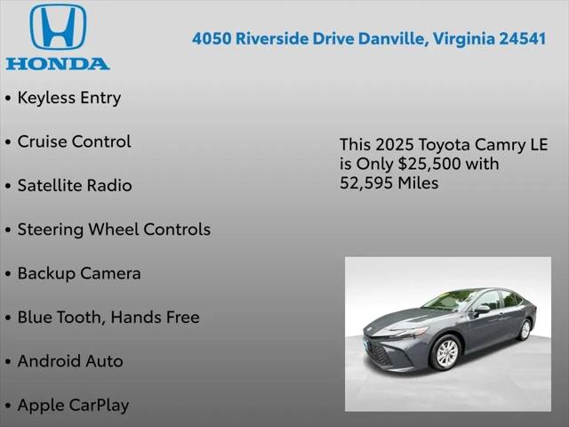 2025 Toyota Camry LE