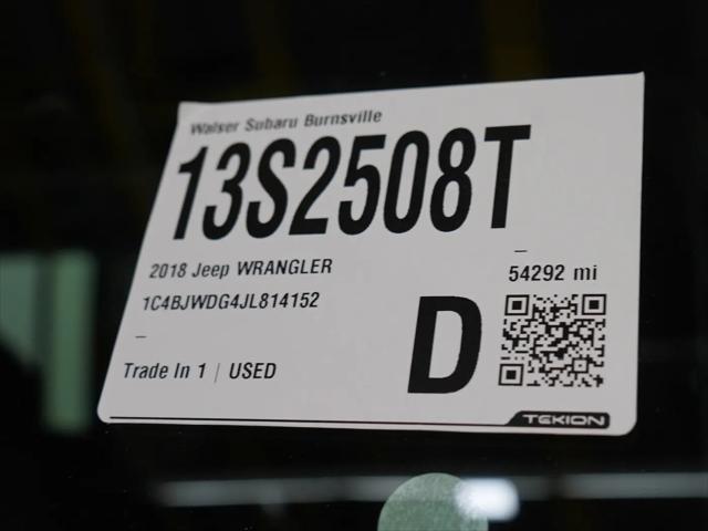 2018 Jeep Wrangler JK Unlimited Sport S 4x4