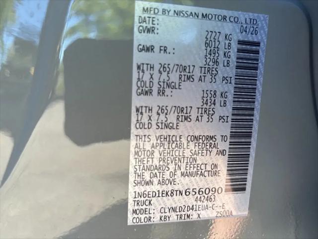 2026 Nissan Frontier Crew Cab PRO-4X 4x4