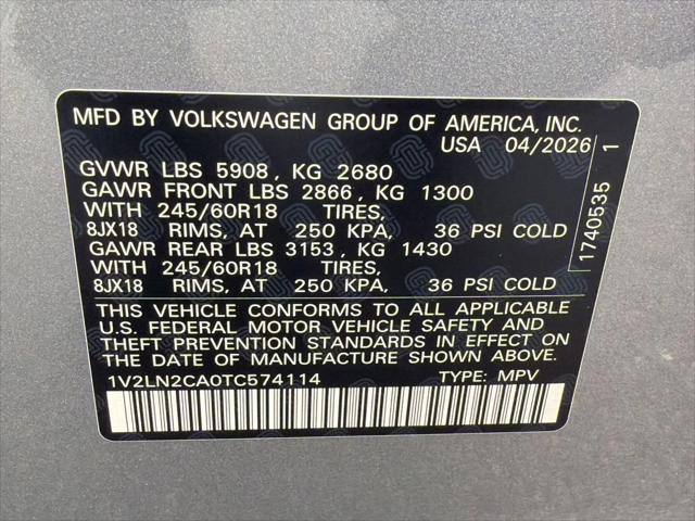 2026 Volkswagen Atlas SE