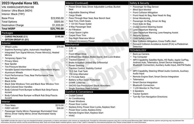 2023 Hyundai Kona SEL