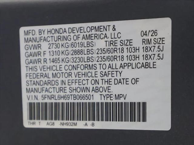 2026 Honda Odyssey EX-L