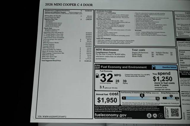 2026 MINI Hardtop Cooper