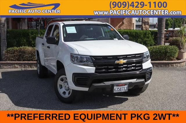2022 Chevrolet Colorado 2WD Crew Cab Short Box WT for sale in Fontana, CA