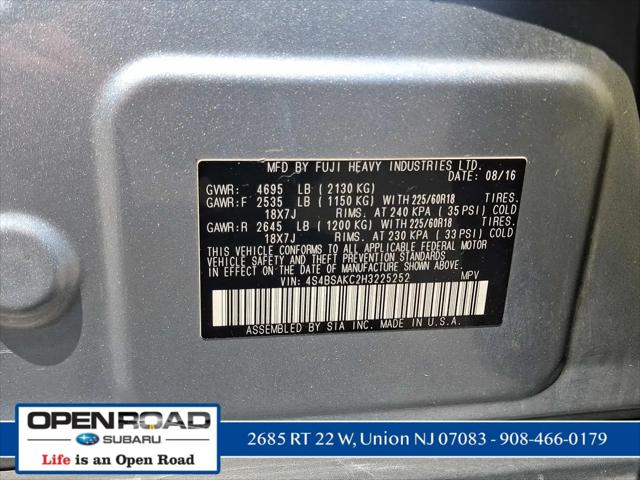 2017 Subaru Outback 2.5i Limited