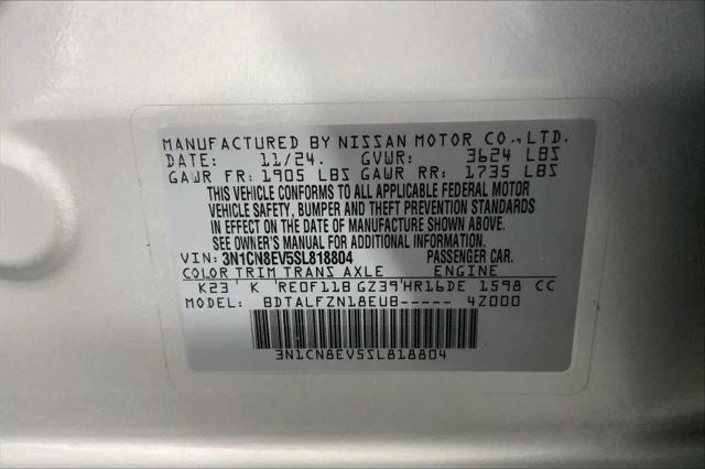 2025 Nissan Versa 1.6 SV