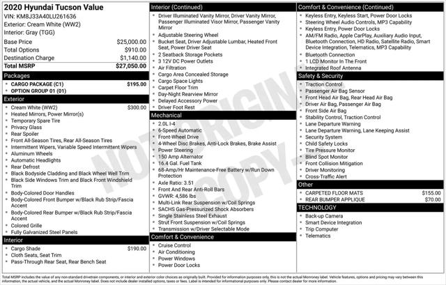 2020 Hyundai Tucson Value