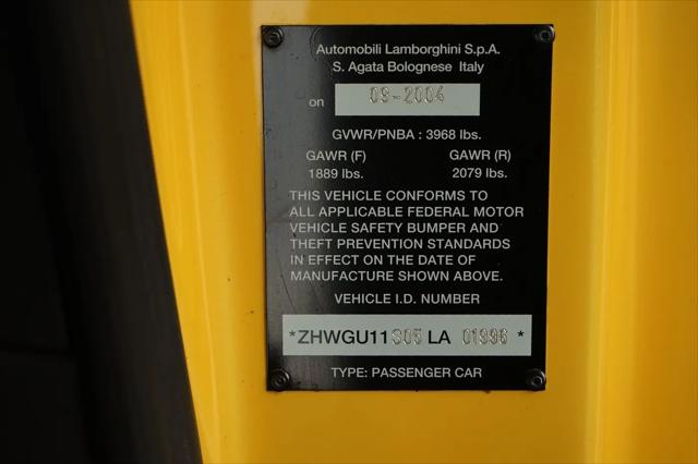 2005 Lamborghini Gallardo Standard