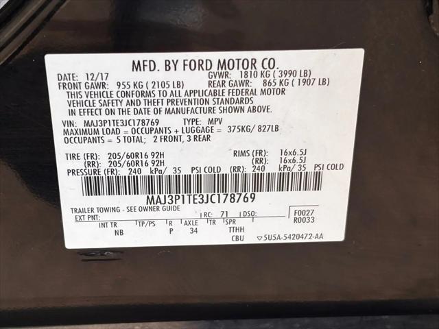 2018 Ford EcoSport SE