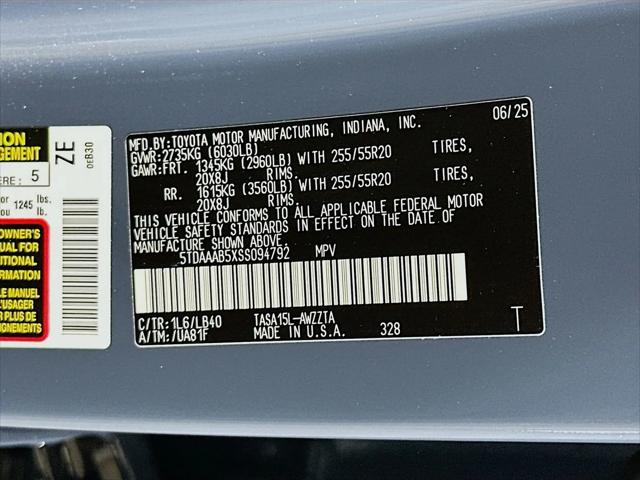 2025 Toyota Grand Highlander Platinum