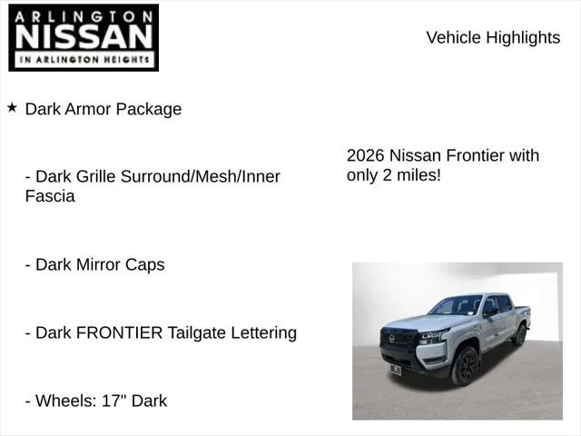 2026 Nissan Frontier Crew Cab SV 4x4