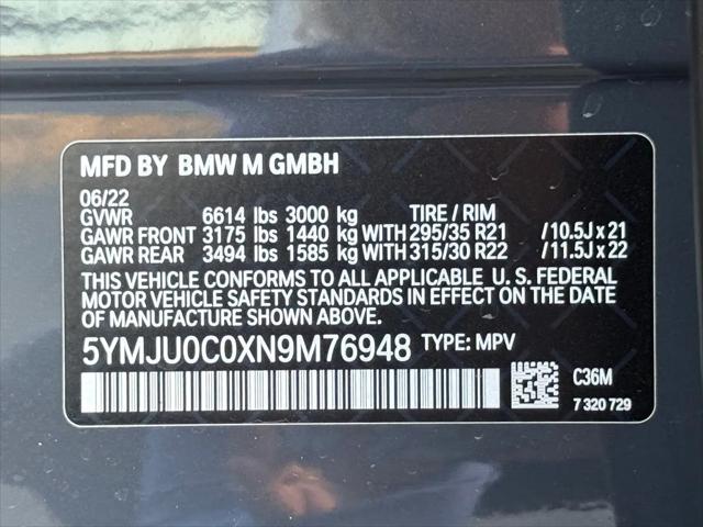 2022 BMW X5 M Standard