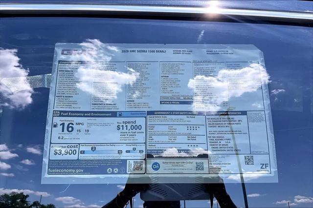 2026 GMC Sierra 1500 Crew Cab, Short Bed, Denali, 4WD