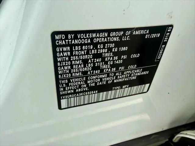 2019 Volkswagen Atlas 3.6L V6 SE w/Technology