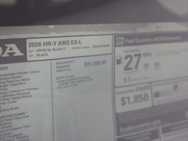 2026 Honda HR-V AWD EX-L