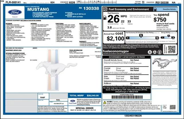 2024 Ford Mustang EcoBoost Premium Fastback