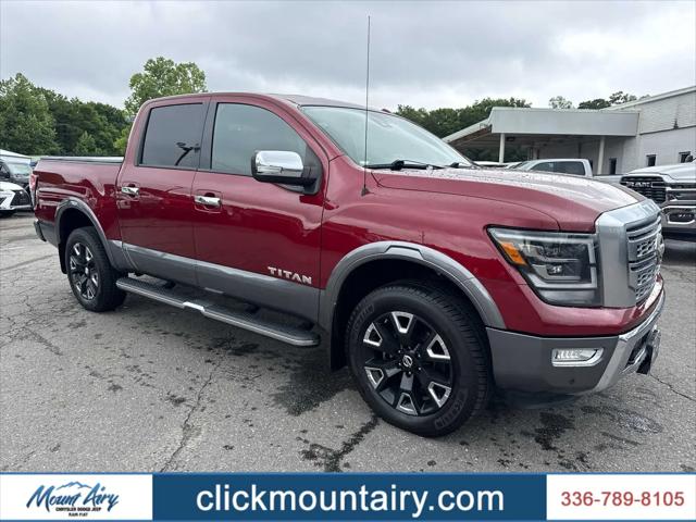 2021 Nissan Titan Crew Cab Platinum Reserve 4x4 for sale in Mount Airy, NC