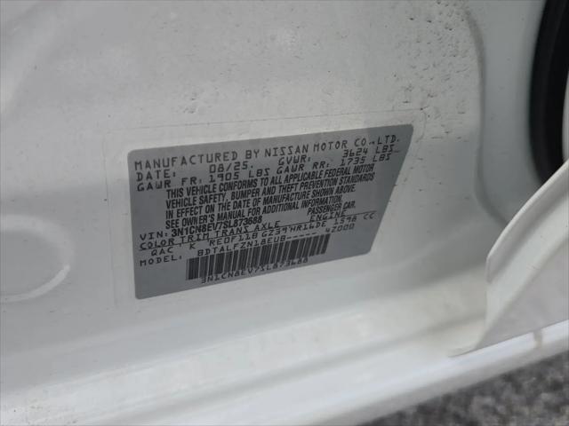 2025 Nissan Versa 1.6 SV