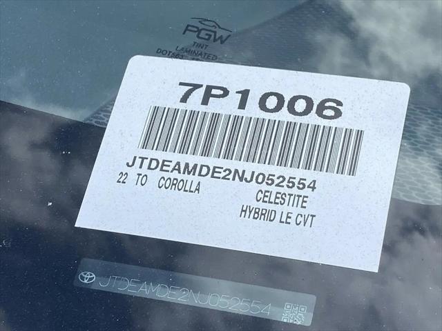 2022 Toyota Corolla Hybrid LE