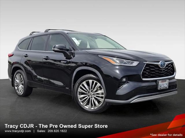 2021 Toyota Highlander Hybrid Platinum for sale in Tracy, CA