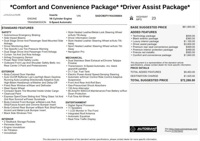 2019 Jaguar F-PACE S for sale in Indianapolis, IN