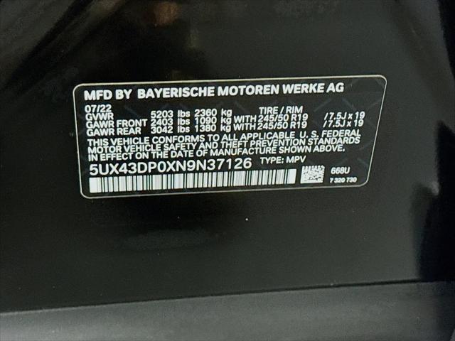 2022 BMW X3 sDrive30i