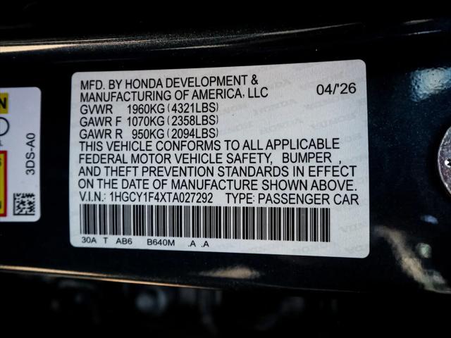 2026 Honda Accord Sedan SE