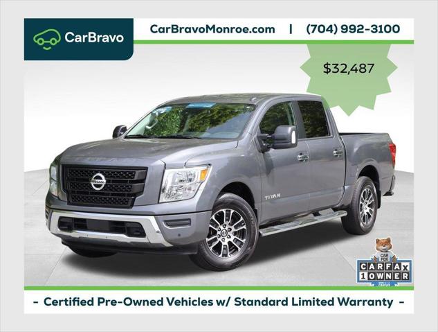 2021 Nissan Titan Crew Cab SV 4x4 for sale in Monroe, NC