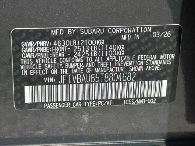 2026 Subaru WRX GT