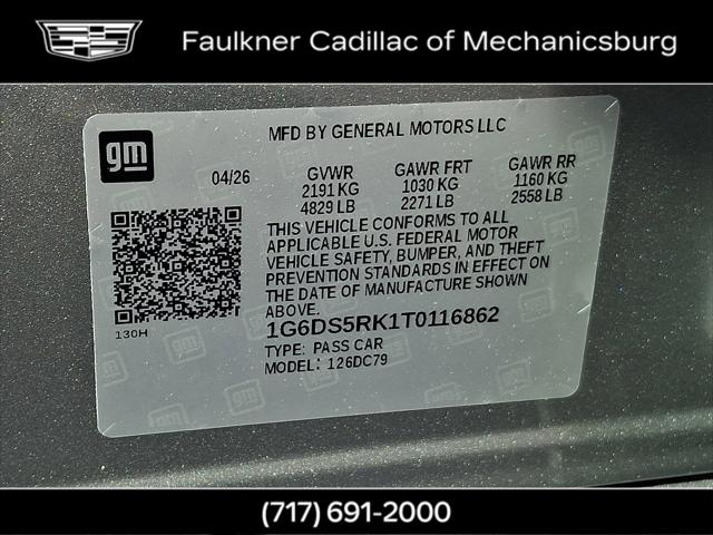 2026 Cadillac CT5 Premium Luxury RWD