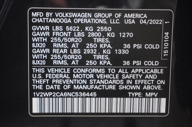 2022 Volkswagen Atlas 2.0T SE w/Technology