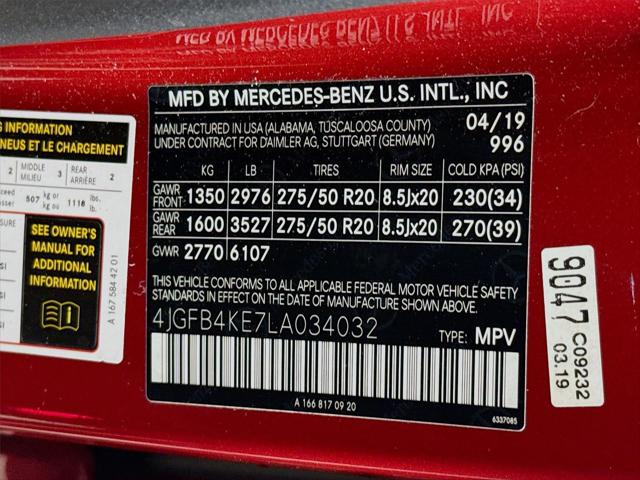 2020 Mercedes-Benz GLE GLE 350 4MATIC