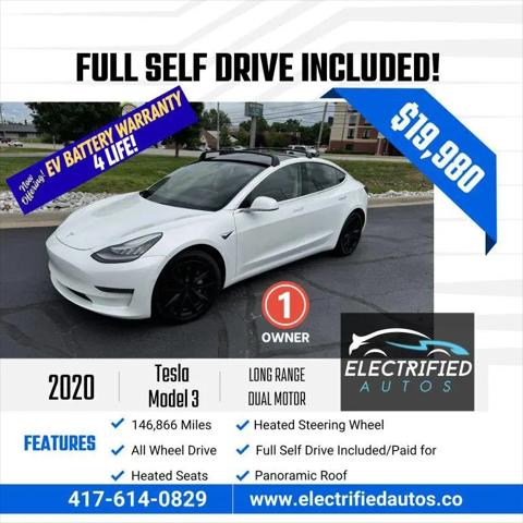 2020 Tesla Model 3 Long Range Dual Motor All-Wheel Drive for sale in Joplin, MO