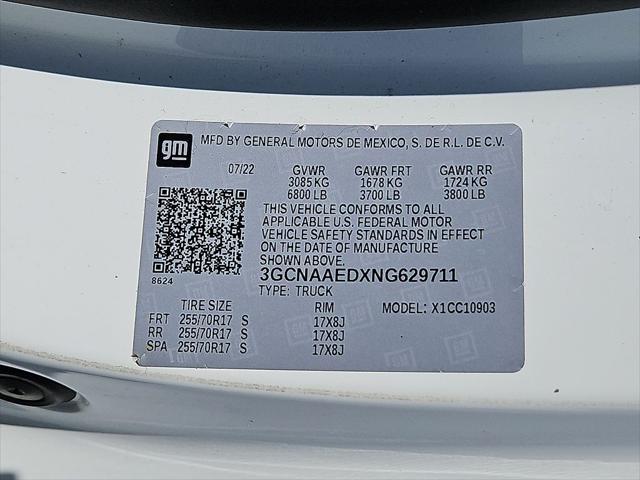 2022 Chevrolet Silverado 1500 2WD Regular Cab Long Bed WT
