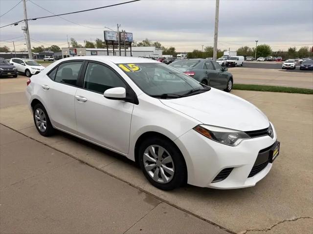 2015 Toyota Corolla LE for sale in Cedar Rapids, IA