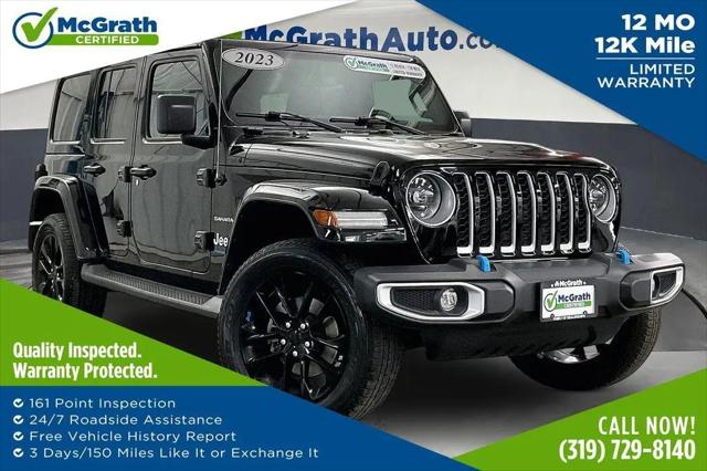 2023 Jeep Wrangler 4xe Sahara 4x4 for sale in Iowa City, IA