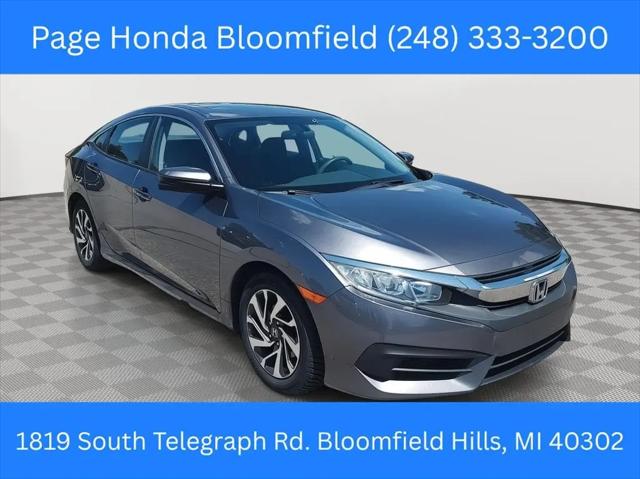 2017 Honda Civic EX for sale in Bloomfield Hills, MI