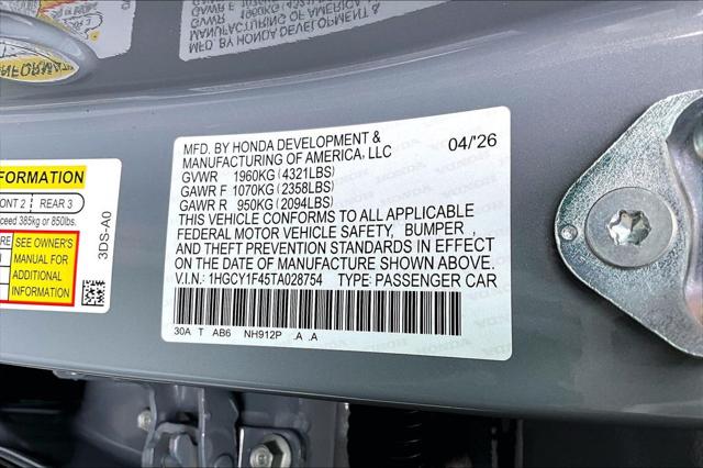2026 Honda Accord Sedan SE