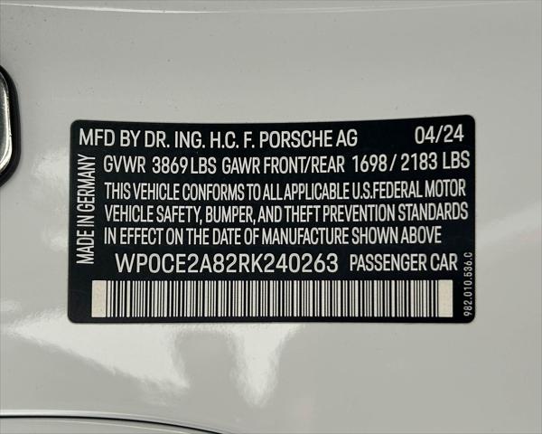 2024 Porsche 718 Spyder RS
