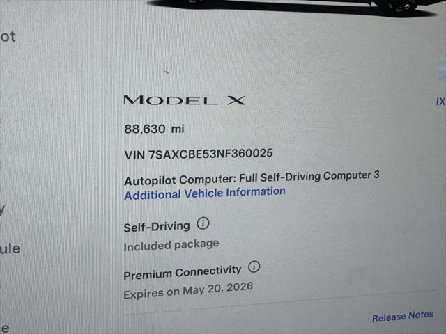2022 Tesla Model X Dual Motor All-Wheel Drive