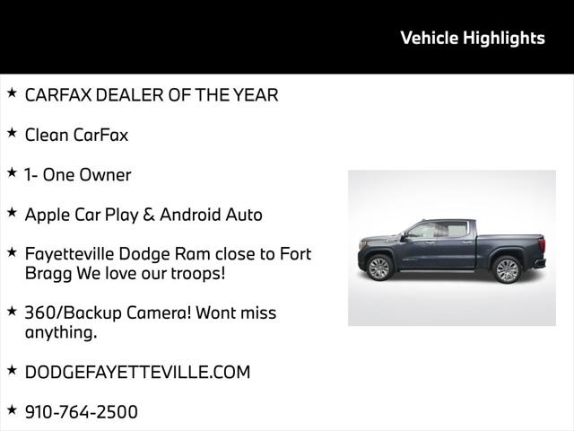 2022 GMC Sierra 1500 Limited 4WD Crew Cab Short Box Denali