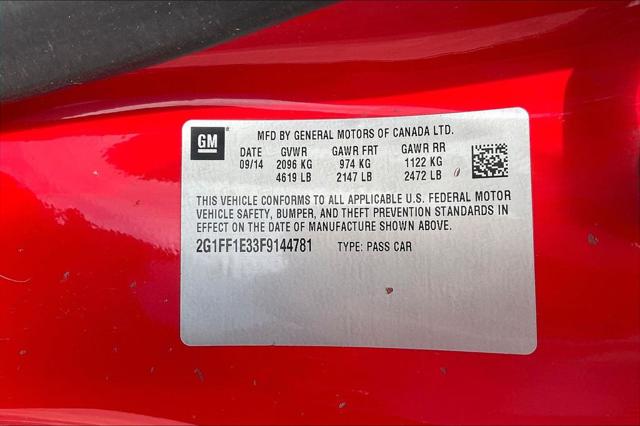 2015 Chevrolet Camaro 2LT