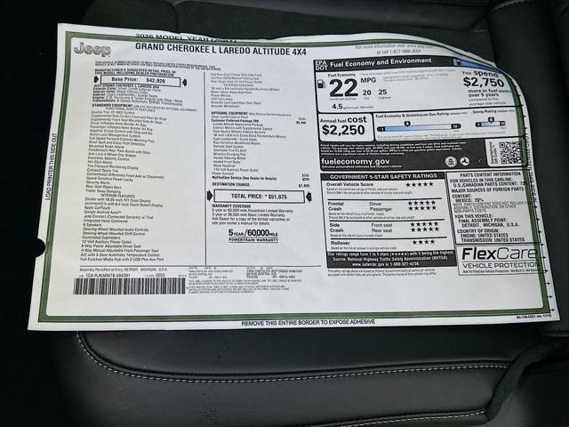 2026 Jeep Grand Cherokee L Altitude 4x4