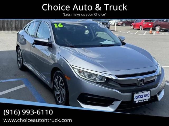 2016 Honda Civic EX for sale in Sacramento, CA