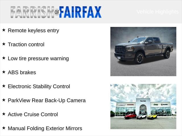 2026 RAM 2500 RAM 2500 WARLOCK CREW CAB 4X4 64 BOX 2026 RAM 2500 RAM 2500 WARLOCK CREW CAB 4X4 64 BOX
