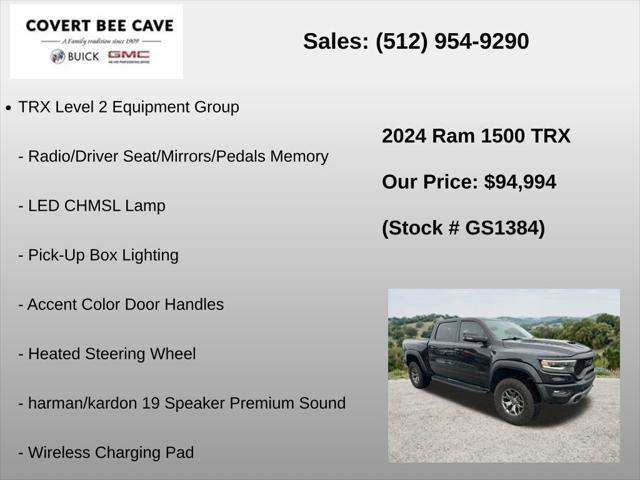 2024 Ram 1500 TRX Crew Cab 4x4 5'7" Box