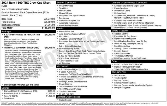 2024 Ram 1500 TRX Crew Cab 4x4 5'7" Box