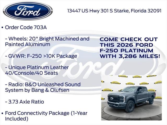 2026 Ford F-250 Platinum