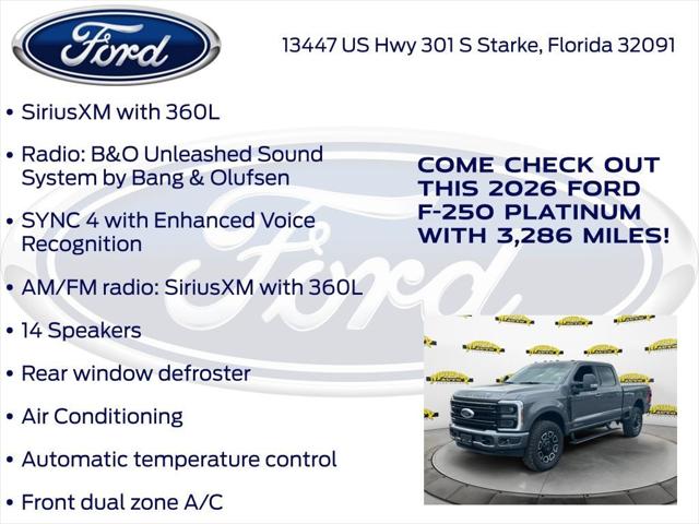 2026 Ford F-250 Platinum