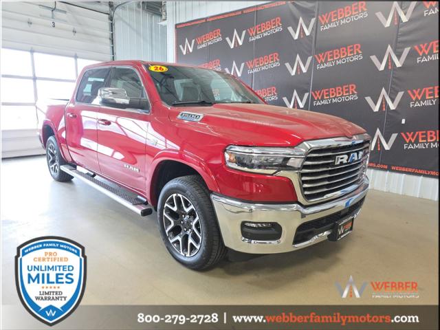 2026 RAM Ram 1500 RAM 1500 LARAMIE CREW CAB 4X4 57 BOX